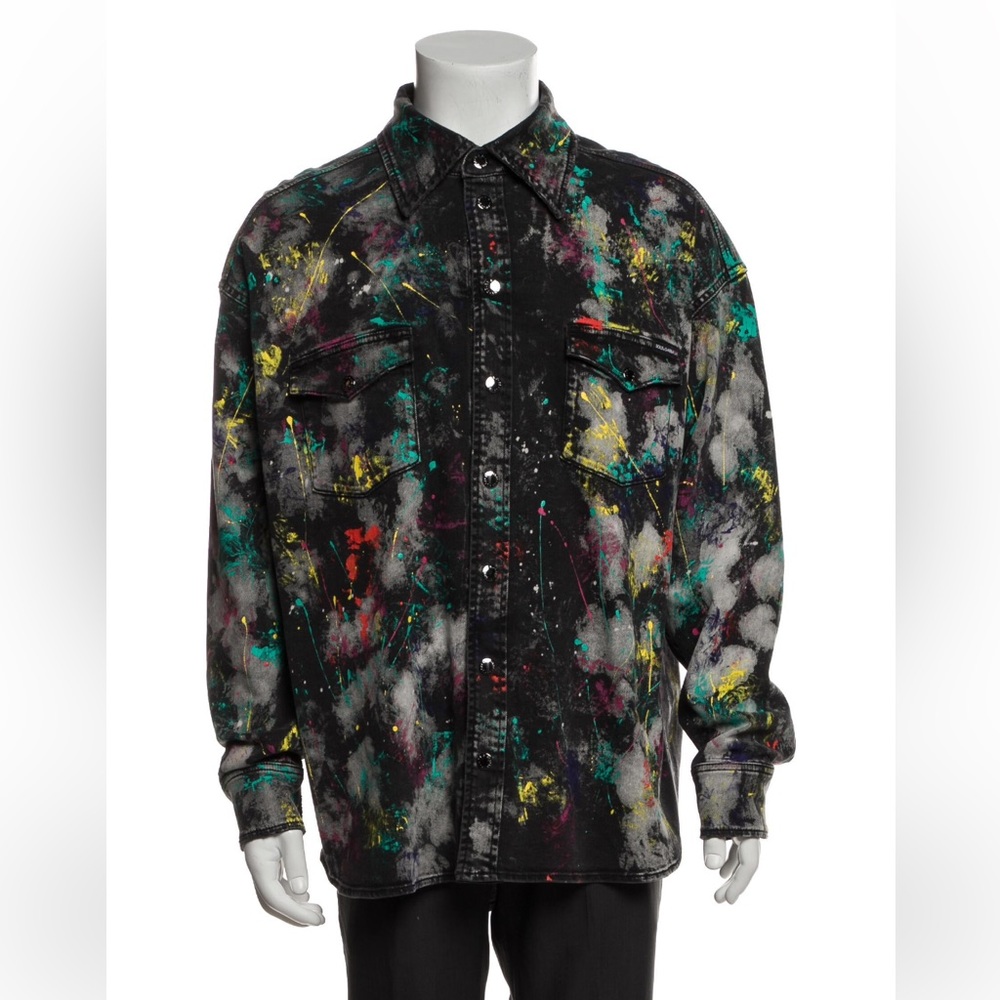 Dolce & Gabbana Paint Splatter Jacket MENS
